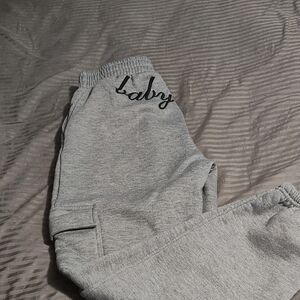 Gray Baby Phat Jogger Pants